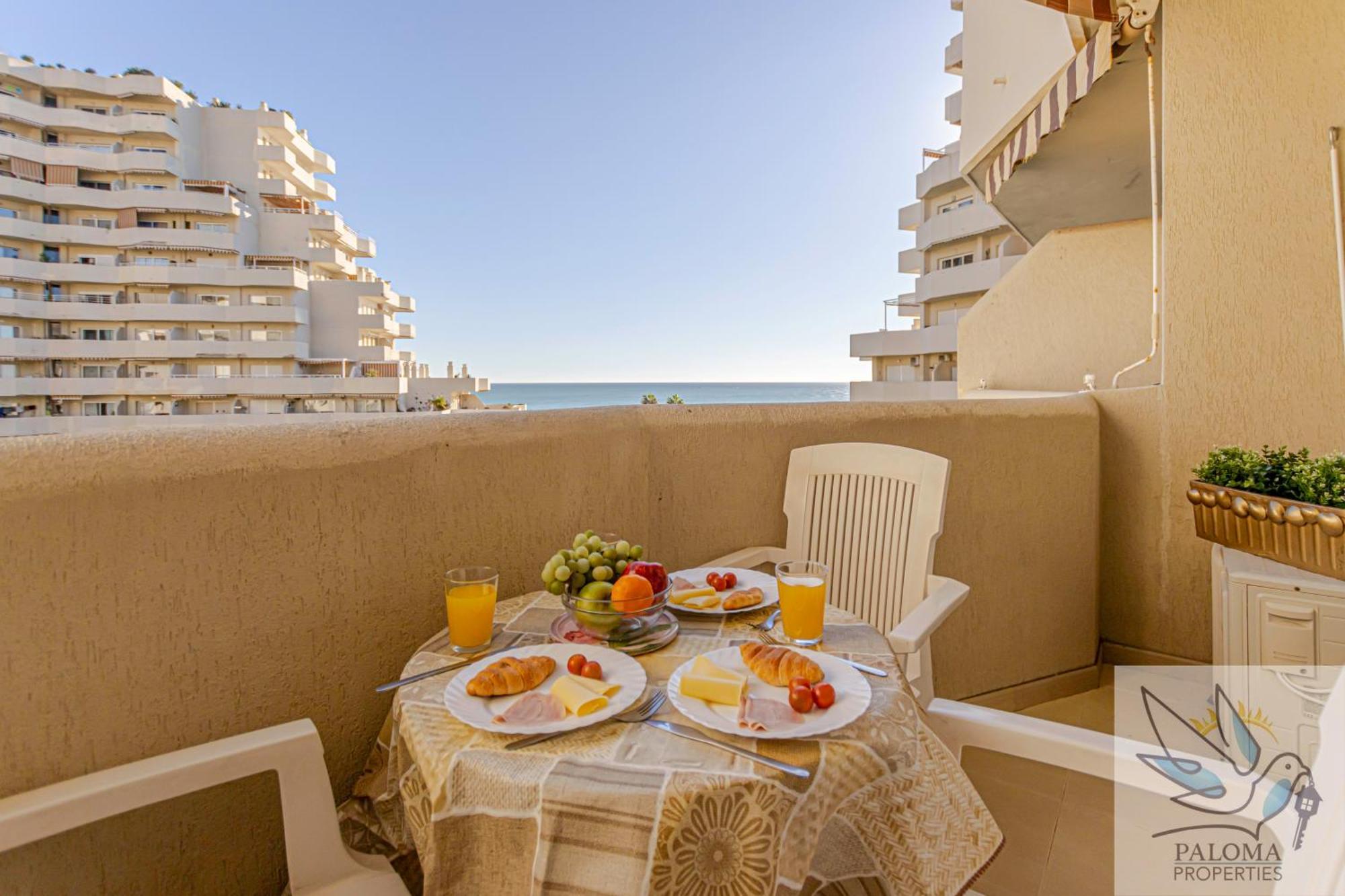 Benal beach vista al mar y parque acuático Benalmádena Esterno foto